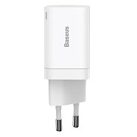 Baseus CCSUPP-E02 Super Si Quick Nabíječka USB + USB-C 30W White Baseus CCSUPP-E02 Super Si Quick Nabíječka USB + USB-C 30W White