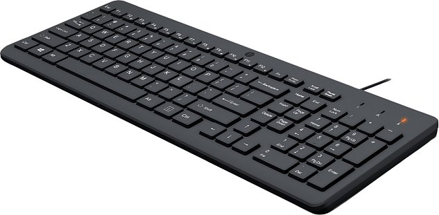 HP 150/Drátová USB/UK-Layout/Černá