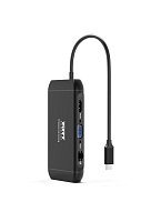 PORT CONNECT Dokovací stanice 8v1 DUAL SCREEN,2xFullHD nebo 1x4K, HDMI, VGA, 3xUSB-A, RJ-45, TF, SD PORT CONNECT Dokovací stanice 8v1 DUAL SCREEN,2xFullHD nebo 1x4K, HDMI, VGA, 3xUSB-A, RJ-45, TF, SD