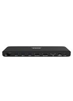 PORT CONNECT Dokovací stanice pro kanceláře, USB-C, 3x4K, černá