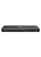 PORT CONNECT Dokovací stanice pro kanceláře, USB-C, 3x4K, černá