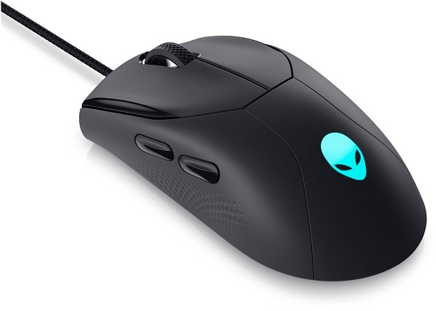 Dell Alienware herní myš, bezdrátová AW320M, bílá