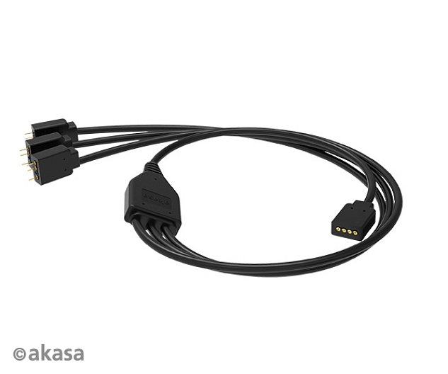 přídavný ventilátor Akasa Vegas AR7 LED 12 cm kit