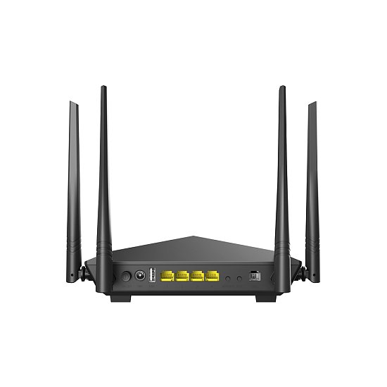 Tenda V12 VDSL2/ADSL WiFi AC Gb Router 1200Mb/s, Profile 35b, 1x DSL, 1x GWAN, 3x GLAN,1x USB,CZ app