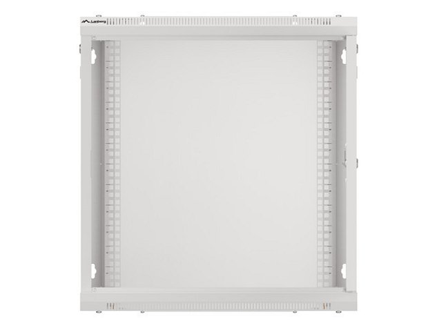 Nástěnný rack 19'' 12U 600X450mm šedý flat pack