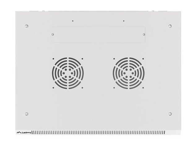 Nástěnný rack 19'' 12U 600X450mm šedý flat pack