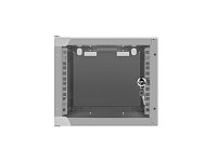 Nástěnný rack 10'' 4U 280x310mm šedý flat pack