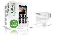 EVOLVEO EasyPhone XR, mobilní telefon pro seniory s nabíjecím stojánkem, bílá EVOLVEO EasyPhone XR, mobilní telefon pro seniory s nabíjecím stojánkem, bílá