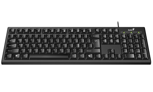 Genius Smart KB-100/Drátová USB/CZ-SK layout/Černá