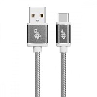TB Cable USB - USB C 1.5 m gray tape