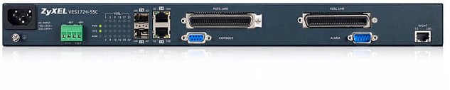 ZYXEL VES1724-55C VDSL2 DSLAM, 17a board-l