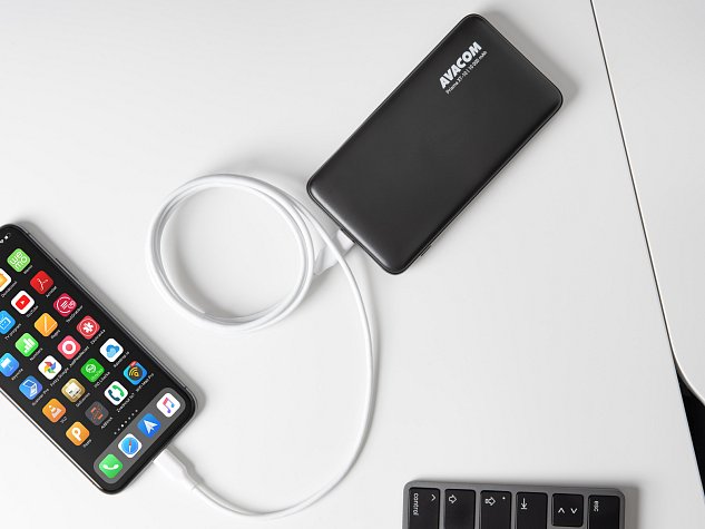 AVACOM MFIC-120W kabel USB-C - Lightning, MFi certifikace, 120cm, bílá