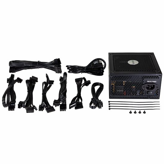 EVOLVEO G750 zdroj 750W, 80+ GOLD, 90% účinnost, aPFC, 140mm ventilátor, retail