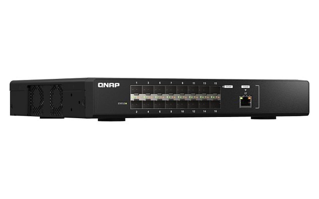 QNAP řízený switch QSW-M5216-1T (16x 25GbE SFP28 port, 1x 10GbE)