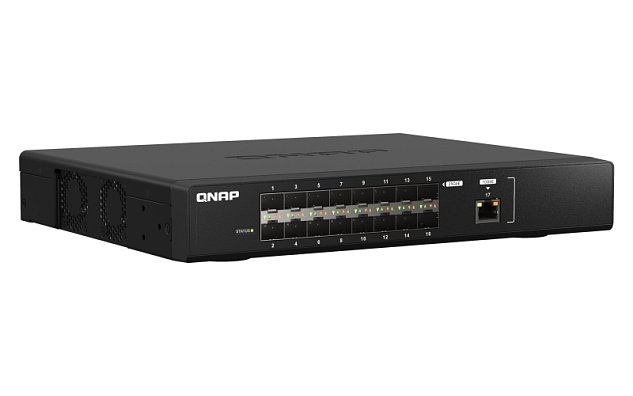 QNAP řízený switch QSW-M5216-1T (16x 25GbE SFP28 port, 1x 10GbE)