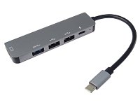 PremiumCord USB-C na HDMI + USB3.0 + 2x USB2.0 + PD(power delivery) adaptér PremiumCord USB-C na HDMI + USB3.0 + 2x USB2.0 + PD(power delivery) adaptér
