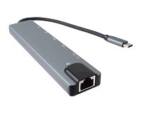 PremiumCord USB-C na HDMI + USB3.0 + USB2.0 + PD + SD/TF + RJ45 adaptér PremiumCord USB-C na HDMI + USB3.0 + USB2.0 + PD + SD/TF + RJ45 adaptér