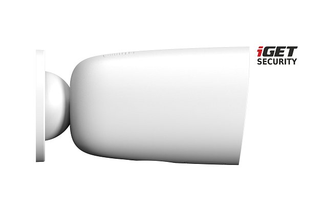 iGET SECURITY EP26 White - WiFi bateriová FullHD kamera, IP65, samostatná i pro alarm M5-4G a M4, CZ