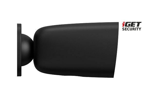 iGET SECURITY EP26 Black - WiFi bateriová FullHD kamera, IP65, samostatná i pro alarm M5-4G a M4, CZ