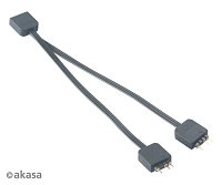 AKASA - aRGB LED splitter, 3-pin 2 ks