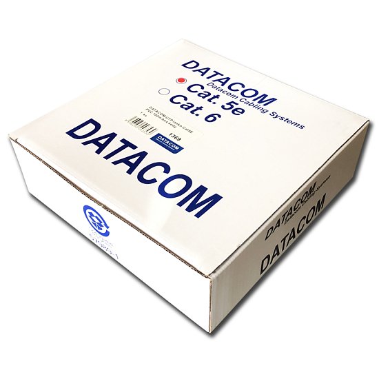 DATACOM  UTP flex,Cat5e PVC,šedý,100m,lanko