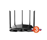 Tenda TX27 Pro AXE5700 WiFi6E Router, 1x GWAN, 3x GLAN, IPv6, BSS Color, VPN server, WPA3,CZ app