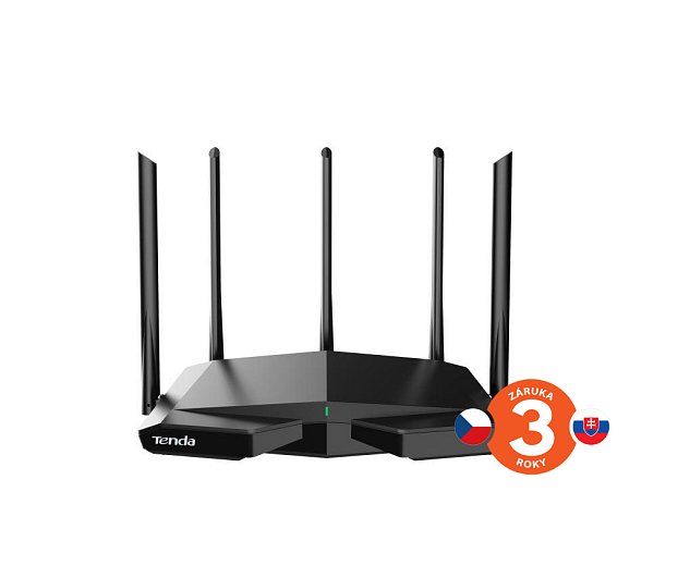 Tenda TX27 Pro AXE5700 WiFi6E Router, 1x GWAN, 3x GLAN, IPv6, BSS Color, VPN server, WPA3,CZ app