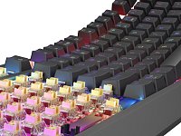 GENESIS herní klávesnice THOR 230/TKL/RGB/Outemu Panda/Bezdrátová USB + Bluetooth/US layout/Černá GENESIS herní klávesnice THOR 230/TKL/RGB/Outemu Panda/Bezdrátová USB + Bluetooth/US layout/Černá