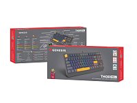 GENESIS herní klávesnice THOR 230/TKL/RGB/Outemu Panda/Drátová USB/US layout/Naval Blue Positive GENESIS herní klávesnice THOR 230/TKL/RGB/Outemu Panda/Drátová USB/US layout/Naval Blue Positive