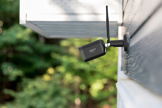 iGET HOME Camera CS6 Black - WiFi IP FullHD 1080p kamera, noční vidění, dvoucestné audio, IP65