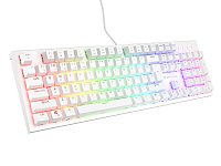 Genesis mechanická klávesnice THOR 303, US layout, bílá, RGB podsvícení, software, Outemu Brown Genesis mechanická klávesnice THOR 303, US layout, bílá, RGB podsvícení, software, Outemu Brown