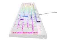 Genesis mechanická klávesnice THOR 303, US layout, bílá, RGB podsvícení, software, Outemu Brown Genesis mechanická klávesnice THOR 303, US layout, bílá, RGB podsvícení, software, Outemu Brown