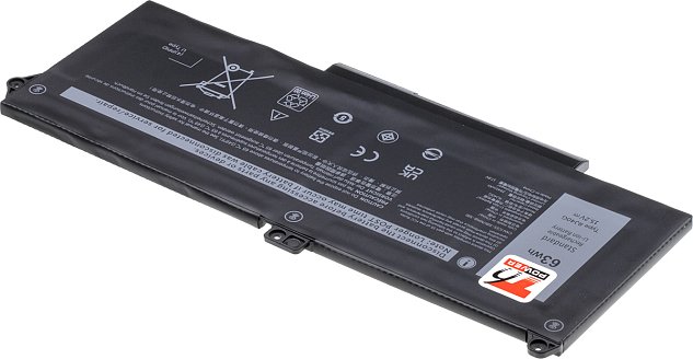 Baterie T6 Power Dell Latitude 5420, 5520, Precision 3560, 4100mAh, 63Wh, 4cell, Li-pol