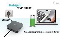 i-tec USB-C HDMI Dual DP Docking Station, Power Delivery 100W + zdroj 112W i-tec USB-C HDMI Dual DP Docking Station, Power Delivery 100W + zdroj 112W