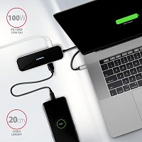 AXAGON HMC-6H4A, USB 3.2 Gen 1 hub, porty 4x USB-A, HDMI 4k/30Hz, PD 100W, kabel USB-C 20cm AXAGON HMC-6H4A, USB 3.2 Gen 1 hub, porty 4x USB-A, HDMI 4k/30Hz, PD 100W, kabel USB-C 20cm
