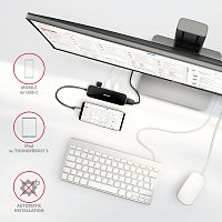 AXAGON HMC-6H4A, USB 3.2 Gen 1 hub, porty 4x USB-A, HDMI 4k/30Hz, PD 100W, kabel USB-C 20cm AXAGON HMC-6H4A, USB 3.2 Gen 1 hub, porty 4x USB-A, HDMI 4k/30Hz, PD 100W, kabel USB-C 20cm