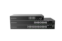 Grandstream GWN7801P Managed Network PoE Switch 8 1Gbps portů s PoE, 2 SFP porty