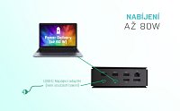 i-tec USB4 Metal Docking station Dual 4K HDMI DP, PD 80W + zdroj 112W i-tec USB4 Metal Docking station Dual 4K HDMI DP, PD 80W + zdroj 112W
