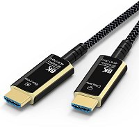PremiumCord Ultra High Speed HDMI 2.1 optický fiber kabel 8K@60Hz,zlacené 25m PremiumCord Ultra High Speed HDMI 2.1 optický fiber kabel 8K@60Hz,zlacené 25m