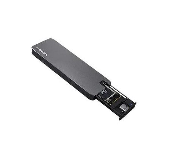 Externí box pro SSD Natec RHINO M.2 NVME USB-C 3.1 GEN 2, hliníkový