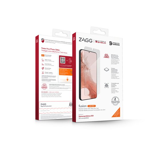 InvisibleShield Fusion D3O hybridní sklo Samsung Galaxy S22 5G