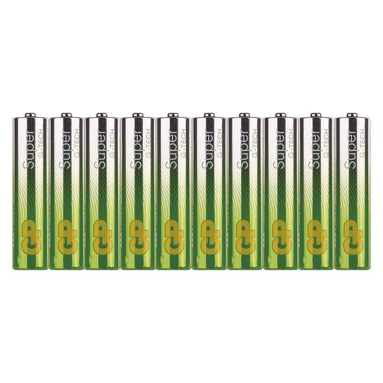 GP Alkalická baterie SUPER AAA (LR03)- 10ks