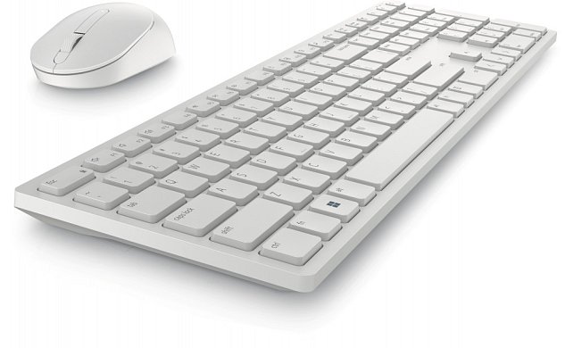 Dell klávesnice + myš, KM5221W, bezdrát.CZ/SK bílá