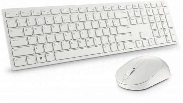 Dell klávesnice + myš, KM5221W, bezdrát.CZ/SK bílá