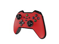 Bezdrátový gamepad Genesis MANGAN 400 pro PC/Switch/Mobil, červený