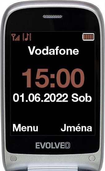 EVOLVEO EasyPhone FS, vyklápěcí mobilní telefon 2.8