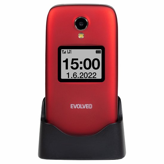 EVOLVEO EasyPhone FS, vyklápěcí mobilní telefon 2.8