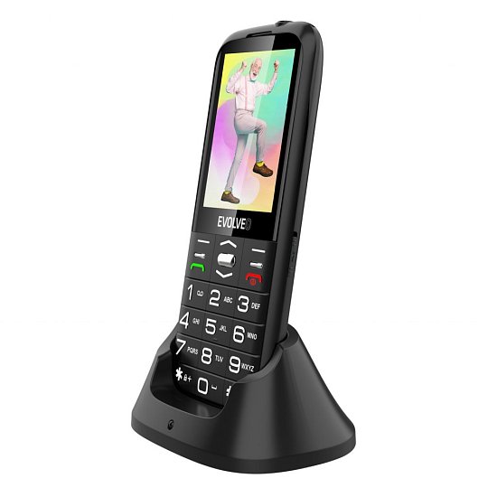EVOLVEO EasyPhone FS, vyklápěcí mobilní telefon 2.8