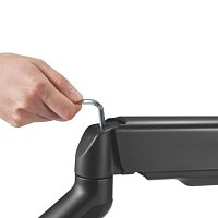 Držák monitoru Brateck LDT46-C012E jedno rameno mechanická pružina Držák monitoru Brateck LDT46-C012E jedno rameno mechanická pružina