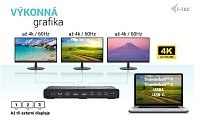 i-tec USB-C Triple Display Docking Station Gen 2, PD 100W i-tec USB-C Triple Display Docking Station Gen 2, PD 100W